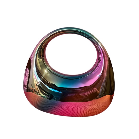 Crescent Clip Box Clutch Bag - Picture 2 of 3